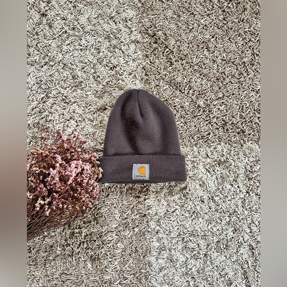 Carhartt Beanie Gray Hat Workwear Made in USA Workwear Work Men’s Size One Size - Picture 1 of 3